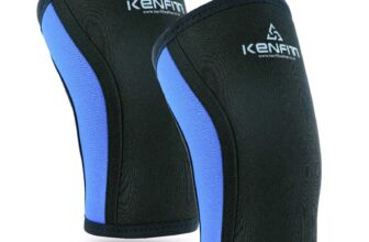 Knee Sleeves 7mm Neoprene Compression Weight lifting sport GYM Fitness by KENFIT