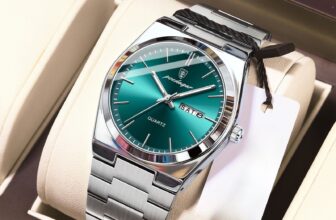 Luxury Calendar Watches Mens Stainless Steel Quartz Watch Waterproof Luminous UK