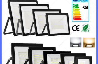 LED Floodlight Outside Light Security Flood Lights Outdoor Garden Lamp Spotlight