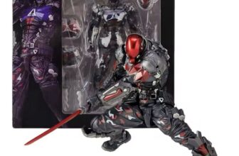 AMAZING YAMAGUCHI Action Figure Arkham Knight Batman Red Hood