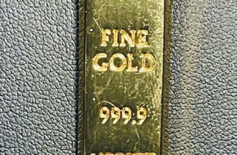 Faux Gold Ingot Pendant Necklace – ONLY £8.75 + FREE UK Post