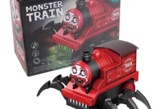 Thomas Spider Train Monster Scary Toy Choo-Choo Charles Train Move Sound Light