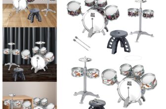 Beginners Kids Drum Set Musical Instrument Percussion