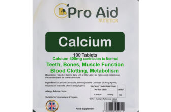 CALCIUM Tablets HIGH STRENGTH 400mg x 100 Bones, 50-240 Muscle Function UK Made