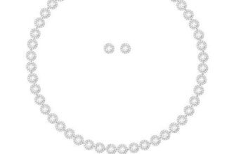 Tennis Necklace Earrings Angelic Bridal Wedding Adult Bracelet Set of 3 Inspired