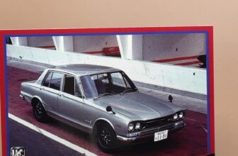 Nissan Skyline 2000GT-R No.128 Motor Car Card Original Tsukuda Made in Japan F/S