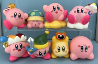 8Pcs Kirby The Forgotten Land 2.5″ Action Figure Model Toy Doll Cake Topper Gift