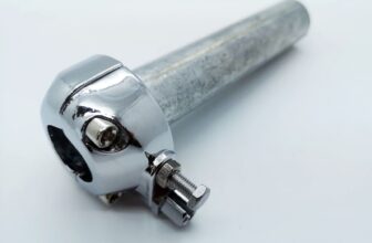 Single Pull Motorcycle Throttle Twist Grip 7/8″ Chrome Plated Fits Many Bikes