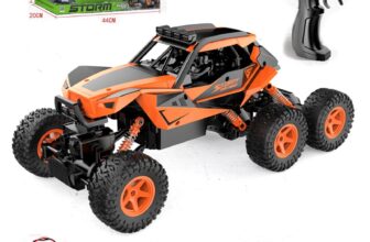 Monster RC Radio Controlled 6 Wheel Stunt Rechargeable Car Toy Kids 2 3 4 5 year