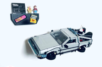Wall Mount for LEGO 10300 Back To The Future Time machine – DeLorean