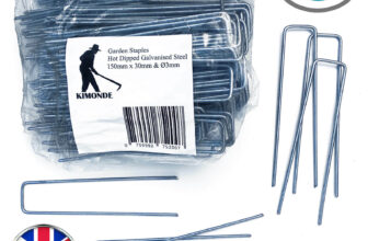 Weed Fabric Galvanised Staples Garden Turf Securing Pegs U Pins Artificial Grass