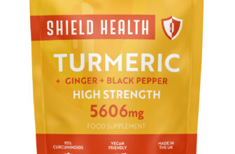Turmeric 5606mg Ginger and Black Pepper 120 Tablets High Strength Curcumin