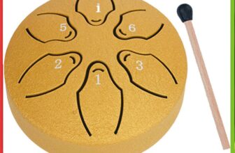 3 Inches 6 Notes Rain Chime Percussion Musical Instruments for Yoga Meditation