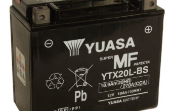 YUASA YTX20L-BS/YTX20L AGM 12V 18Ah 270A Motorcycle Battery MBTX20U