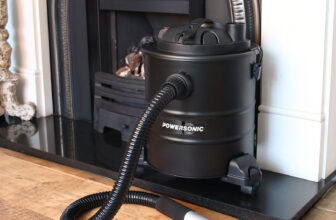 Powersonic 20L Fireplace Ash Vacuum Cleaner Wood Burner Blower Vac 1200W