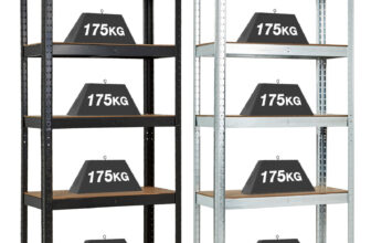 5 TIER GARAGE SHELVES SHELVING UNIT RACKING BOLTLESS HEAVY DUTY STORAGE SHELF