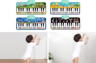 Piano Mat 8 Musical Instruments Sounds 14 Keys Birthday Gift Floor Piano