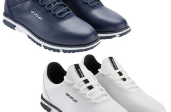 Stuburt Waterproof Golf Shoes Mens Evolve Classic Hybrid Spikeless Leather Laced