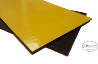 Solid Neoprene Adhesive Backed Rubber Gasket Sheet – Various sizes & Thicknesses