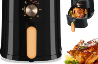 5.5L Manual Air Fryer Large Oven Low Fat Healthy Oil free Frying 1800W Vdvtofhhp