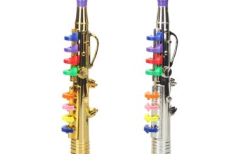 8 Notes Saxophone Educational Portable Durable Musical Instruments for Party