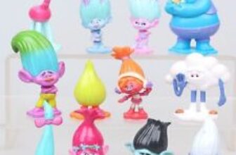 12 Dreamworks Trolls Action Figures Doll Playset Figurines Toy Cake Topper Decor