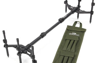 NGT 3 Rod Pod Carp Fishing Fully Adjustable TRI POD With Fishing Carry Case Bag