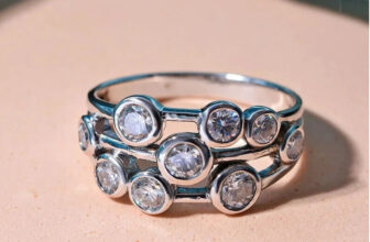 Round Diamond Women Bubble Half Eternity Wedding Band Ring 14K White Gold Finish