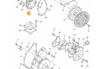 YAMAHA Cover, Oil Pump, 5JW-15416-00 OEM FJR1300