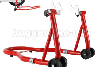 Motorcycle Motorbike Racing Rear Wheel Vee PADDOCK STAND for Bobbins Workshop