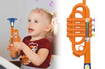 Kids Trumpet Toy Musical Instrument Kids Saxophone Instrument Baby Gift NEW 2025