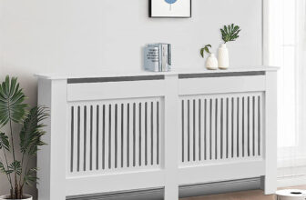 Extra Tall Radiator Cover 92cm Height MDF Cabinet Grill Shelf Furniture S/M/L/XL