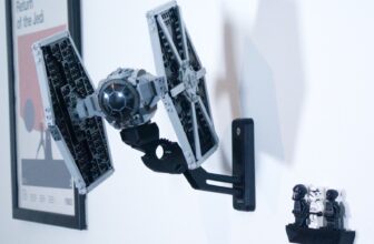 Wall Mount for LEGO 75300 TIE Fighter Imperial Star Wars Gecko Bricks