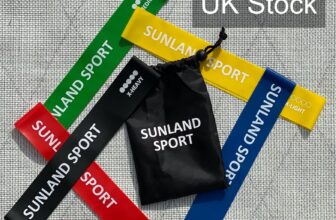 Resistance Bands Loop 4 Sport Fitness Training Gym Yoga Physio+Pack of 5/ Bag