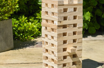 Giant Jumbo Jenga Tumbling Tower Wooden Blocks Outdoor Family Garden Game