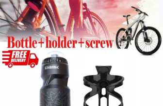 750ml Sports Mountain Bike Bicycle Cycling Water Drink Bottle with Holder Cage