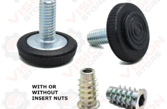 ADJUSTABLE FURNITURE FEET M6 – M10 SCREWS LEVELING FOOT WITH WITHOUT INSERT NUTS