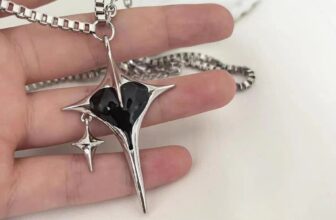 Stunning Gothic Vampire Red Heart Necklace Cross Sword Halloween Jewellery Gift