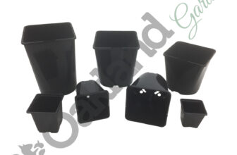 Square Plant Pots 7cm 9cm 11cm 1 2 3 5 Litre Plastic Flower Hydroponic Pot