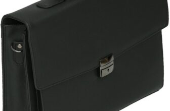 Executive Laptop Briefcase Business Satchel Work Case Shoulder Bag PU Leather