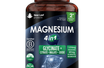 Magnesium Glycinate 4-in-1 Complex 1836mg – High Strength Magnesium Capsules UK