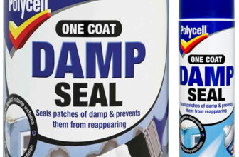 Polycell One Coat Damp Seal White Paint Aerosol 500ml/1L