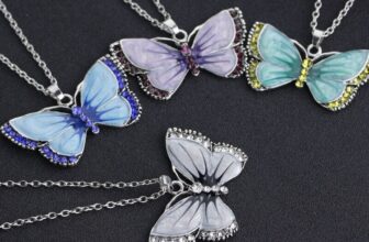 style Colour butterfly necklace Pendant Fashion Gift Jewellery