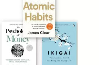 (3 Books) Atomic Habits+ikigai+the Psychology Of Money Paperback