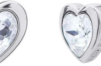 Clearance Sale Ted Baker Han Crystal Heart Stud Earrings Necklace Set For Women