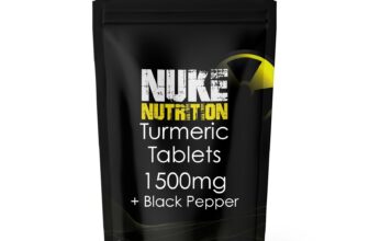 Turmeric Curcumin 1500mg and Tumeric Tablets Black Pepper Capsules Vegan x 60