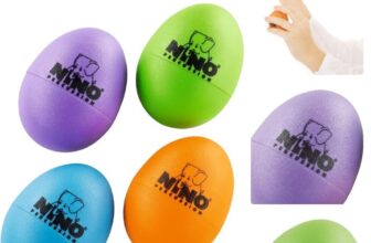Lightweight Egg Shaker Set – Ergonomic Rattles for Kids’ Early Music Education