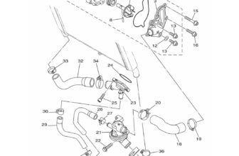 YAMAHA Thermostat Assy, 1RC-12410-00 OEM MT09 TRACER 900 MT09A MTM850XSR900