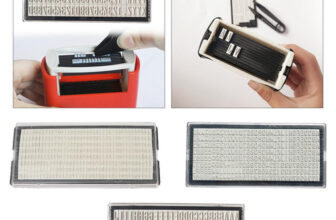 Changeable Number Stamp Personalized Business Stamps DIY Roller Stamps  Office