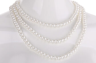 Long PEARL NECKLACE 120cm Bead Rope Chain Vintage Wedding Bridal Costume Gift
